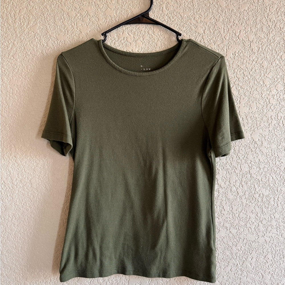 A New Day Olive Short Sleeve Tee